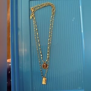 Ettika MEDALLIONS OF MINE LAYERED COIN NECKLACE SET